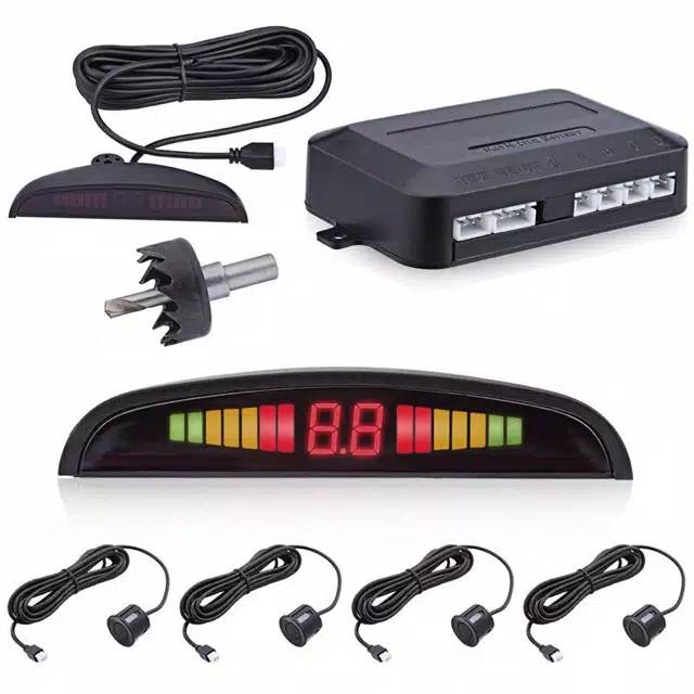 MATA Car Reverse Parking sensor 4-point Eye sensor LED display sensor ...