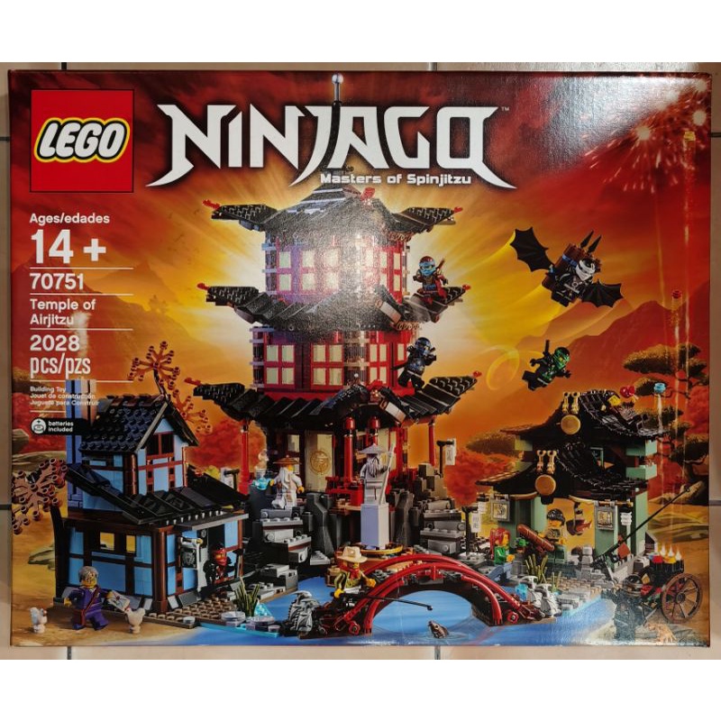 Lego 70751 ninjago discount temple of airjitzu stores