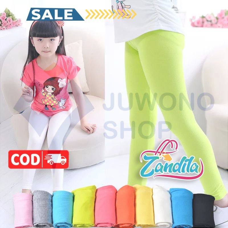 (JS) Long Leggings for Girls Ages 3-9 Years | Shopee Malaysia