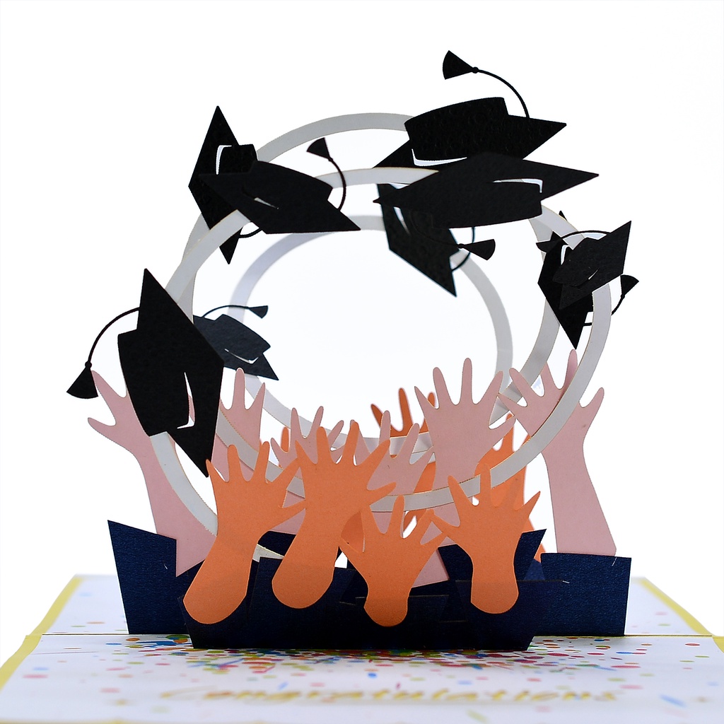 3d Graduation Cap Card, Graduation Popup Card, HMG handmade Card as a ...