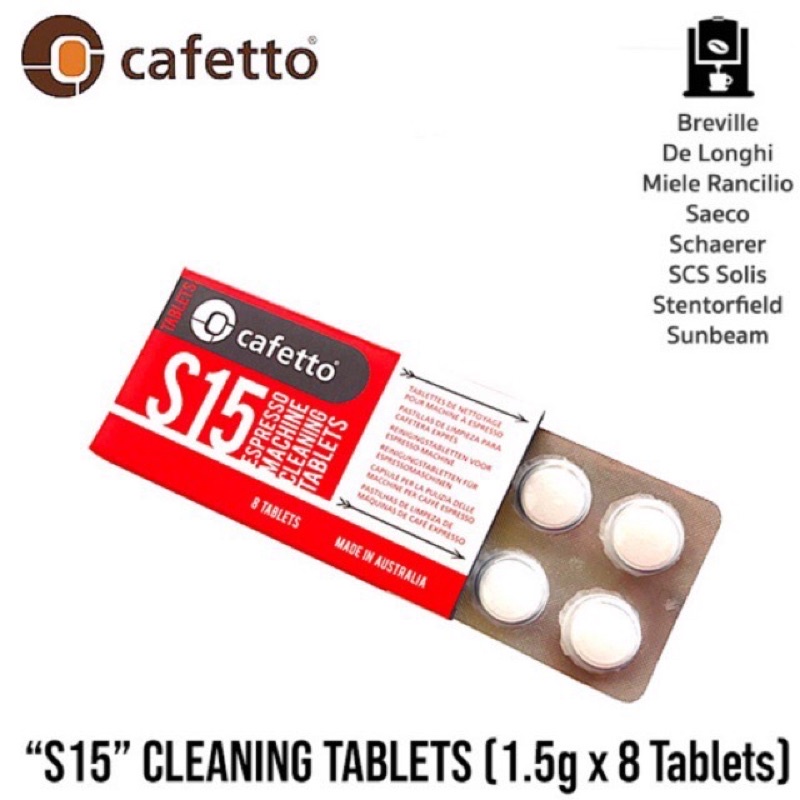 thumbnail interactive-video image 1 of Cafetto Cino Cleano Espresso Machine Cleaning Tablets (8 Pack) - For Breville & More 1 of 5