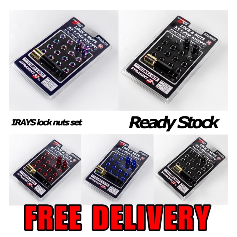 Rays Lock Nuts Racing Lug nuts M12 1.5 perodua honda toyota proton myvi ...