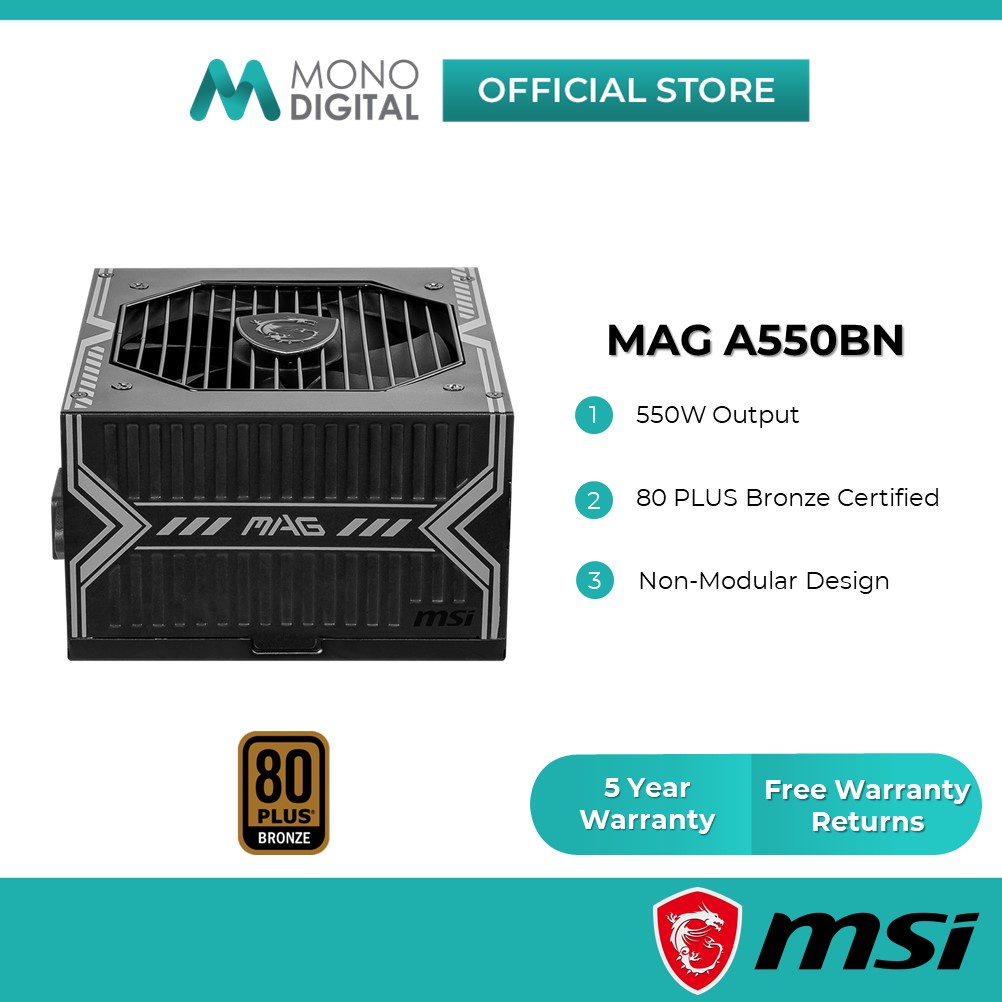 MSI Adds MAG A650BN and MAG A550BN PSUs