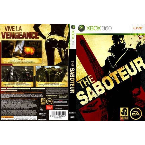 Saboteur xbox best sale one