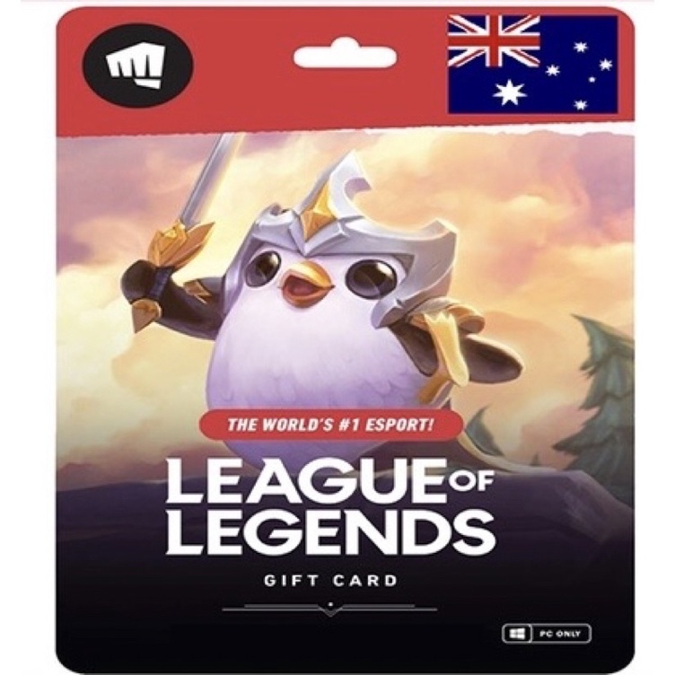 Australia PC LOL League of Legends Valorant Riot Point Card Credit ...