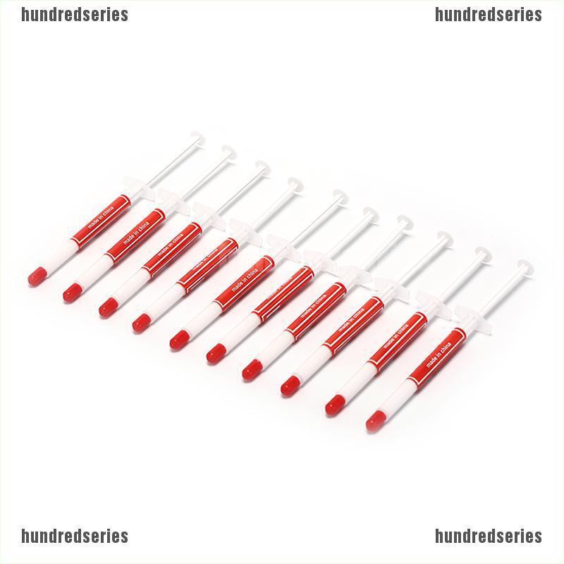 [Hundred] 2Pcs HC131 Syringe Thermal Grease White Chip Heatsink Paste
