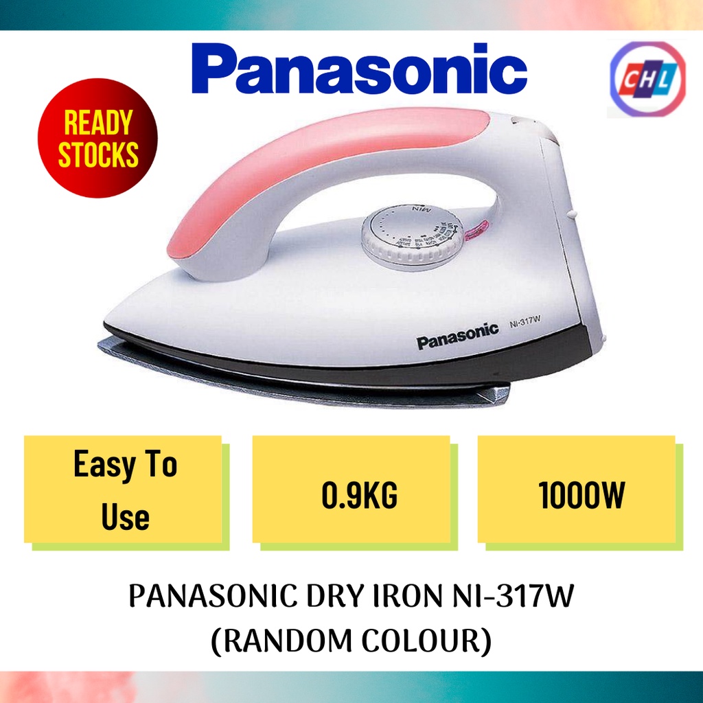 PANASONIC DRY IRON NI-317W (RANDOM COLOUR) | Shopee Malaysia