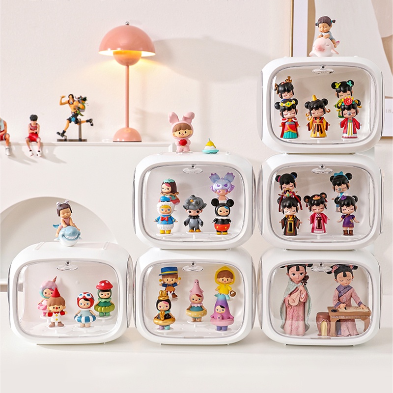 Space Capsule figure display Blind Box Display Case Display Box Acrylic ...