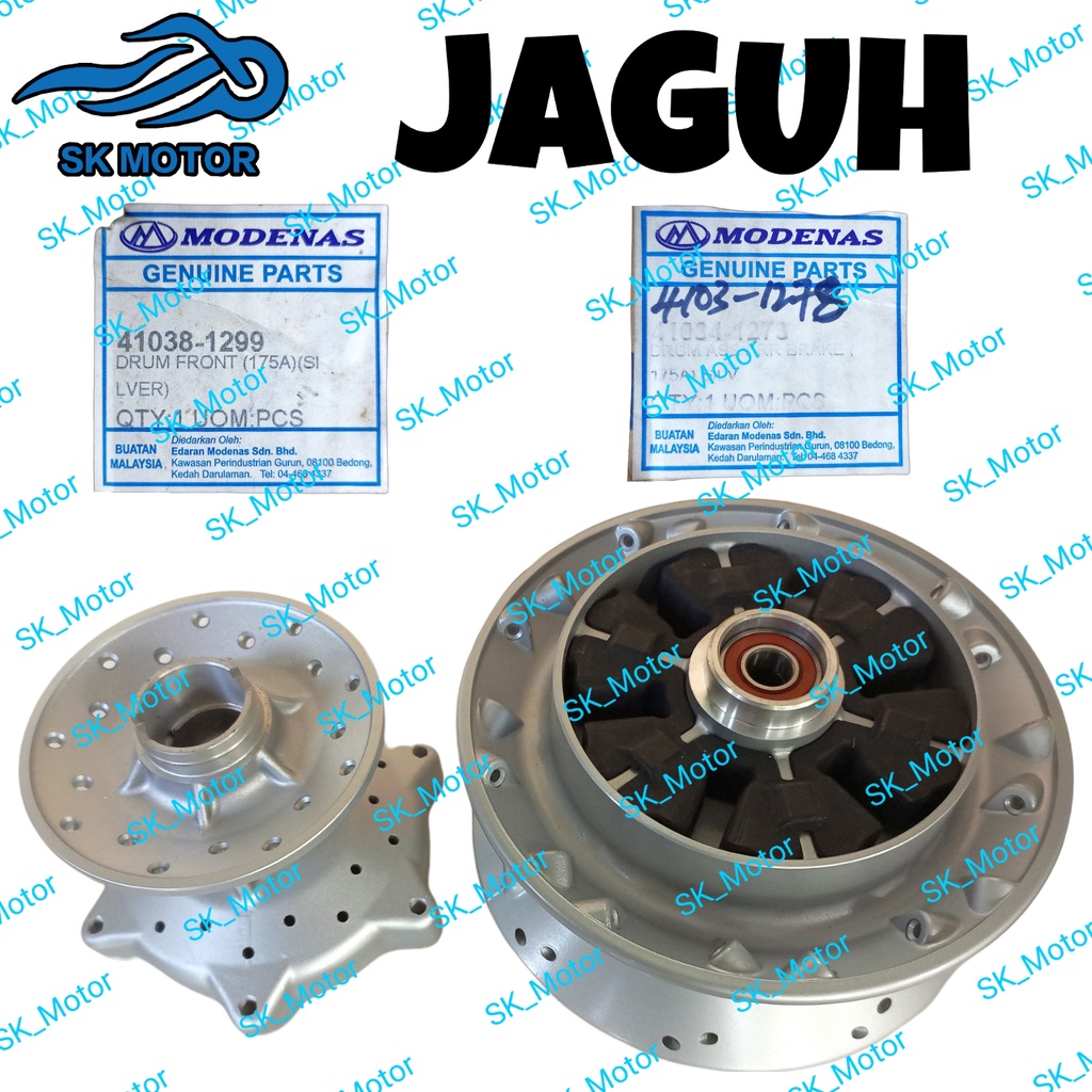 Modenas JAGUH Original Hub Front & Rear Drum Gantang Buyung Buyong ...