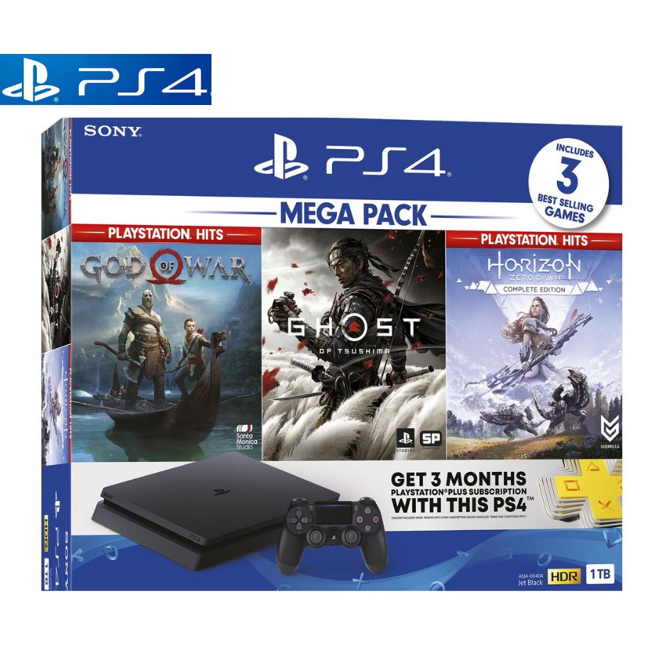 PROMO PS4 Slim Pro 1TB 2 Controller Bundle Slim 1TB Megapack 1 Controller Bundle Shopee Malaysia