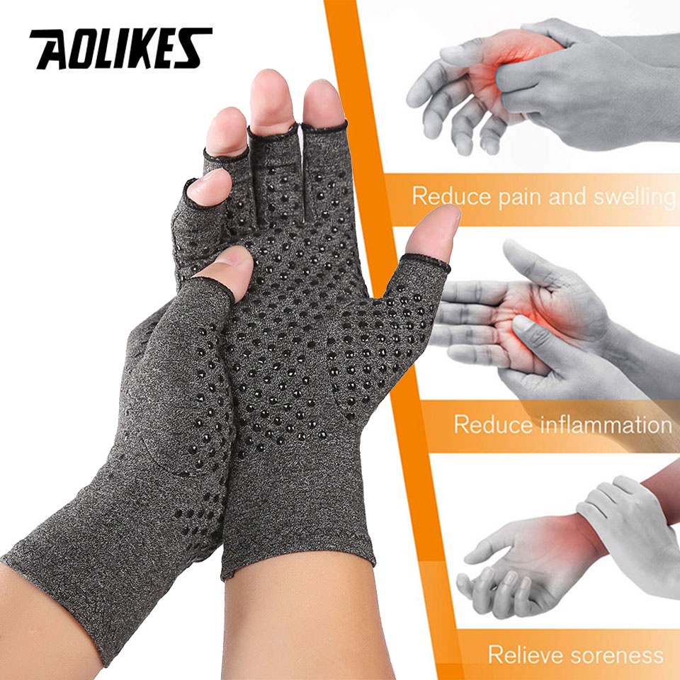 1 Pair Men Women Arthritis Gloves Rheumatoid Compression Hand Glove for Osteoarthritis Arthritic