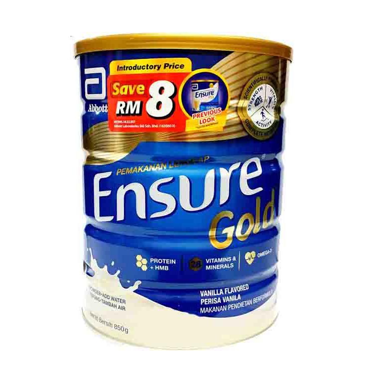 Ensure Gold 850g Vanilla / Wheat / Coffee Flavored Shopee Malaysia
