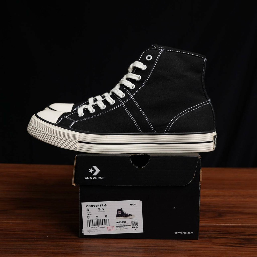 Lucky star hi top black white converse shoes pk | Shopee Malaysia