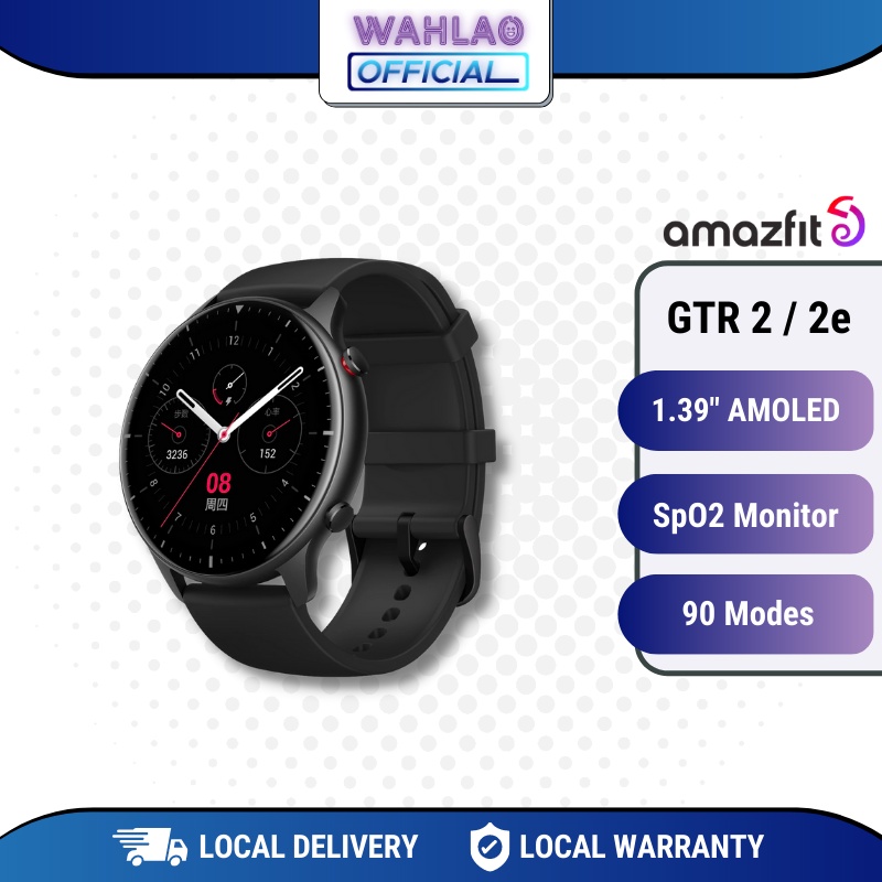 1YR Warranty Amazfit GTR 2 A1952 GTR 2e A2023 Smartwatch 1.39 inch AMOLED Screen 12 sport modes Smart Watch