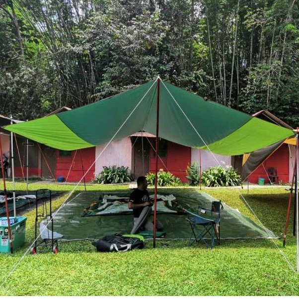 Flysheet Camping Big Size Set / Flysheet Besar Set Shopee Malaysia