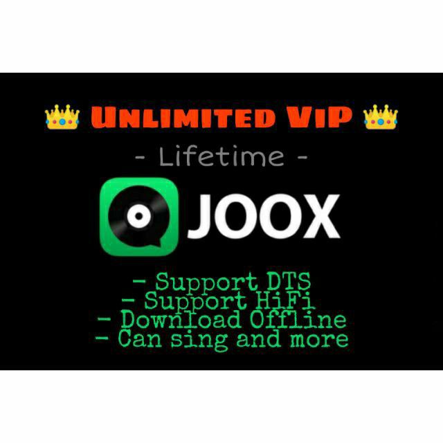 Joox Unlimited ViP Lifetime Android Only Shopee Malaysia