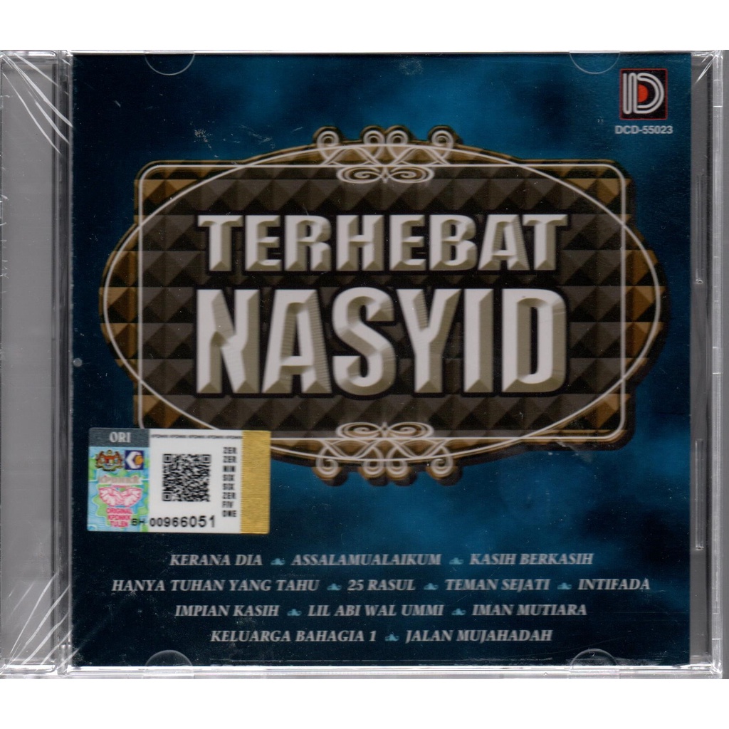 CD Terhebat Nasyid (12 Lagu-Lagu / Rabbani / Inteam / Raihan / Yassin ...