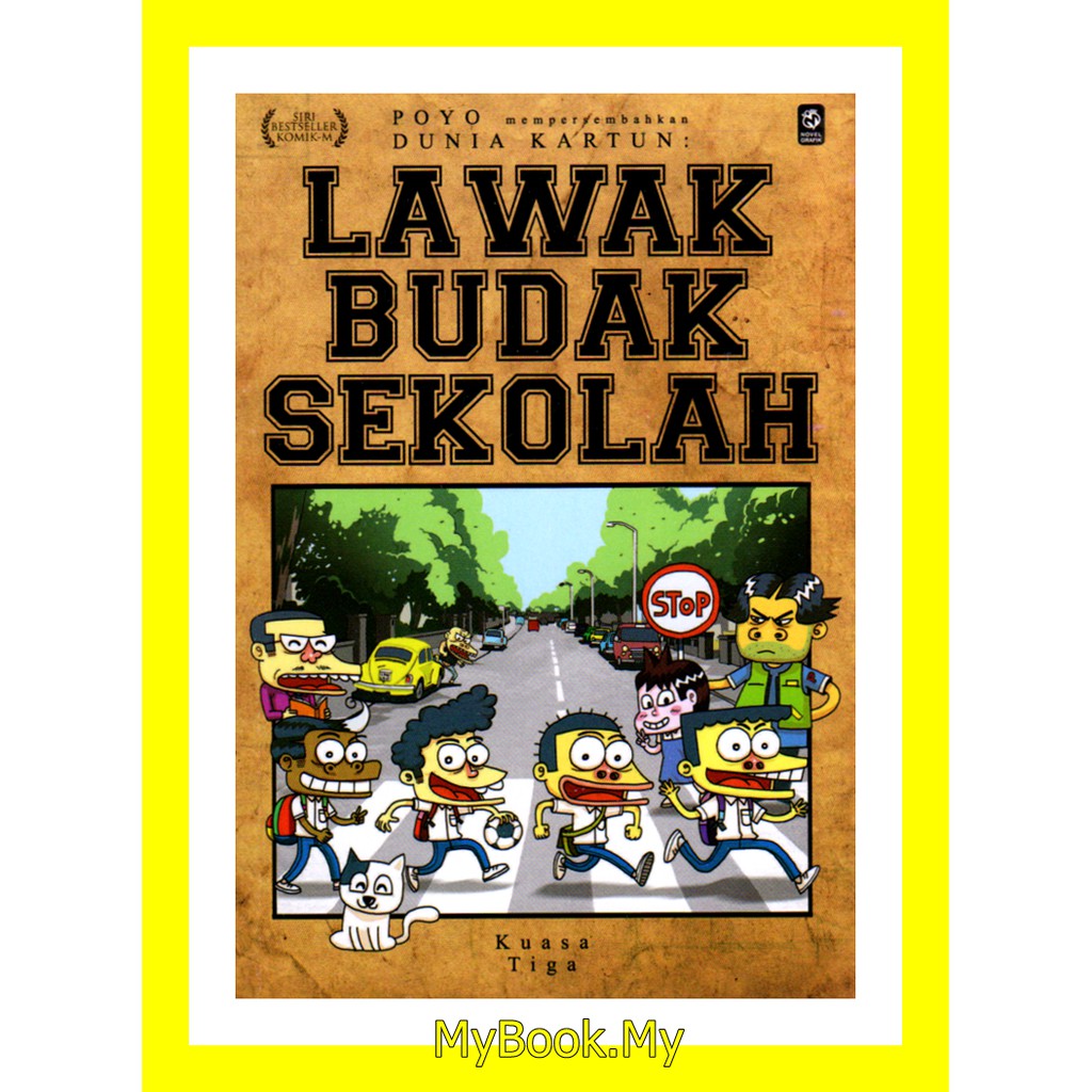 Myb Buku Komik M Dunia Kartun Lawak Budak Sekolah Kuasa Tiga