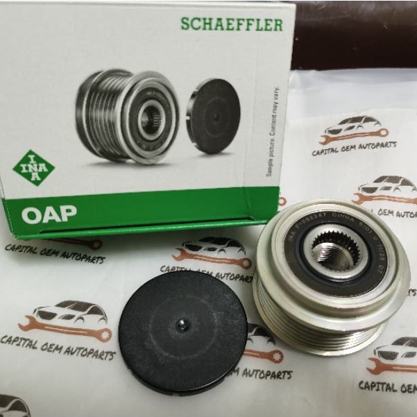 INA ORIGINAL ALTERNATOR CLUTCH PULLEY FOR PROTON CAMPRO GEN2 ,BLM , FLX