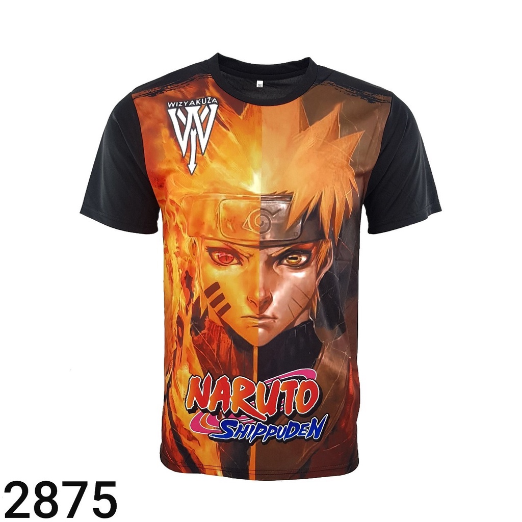 T-shirt Anime Naruto Shippuden Boruto Jersey Material | Baju T-shirt ...