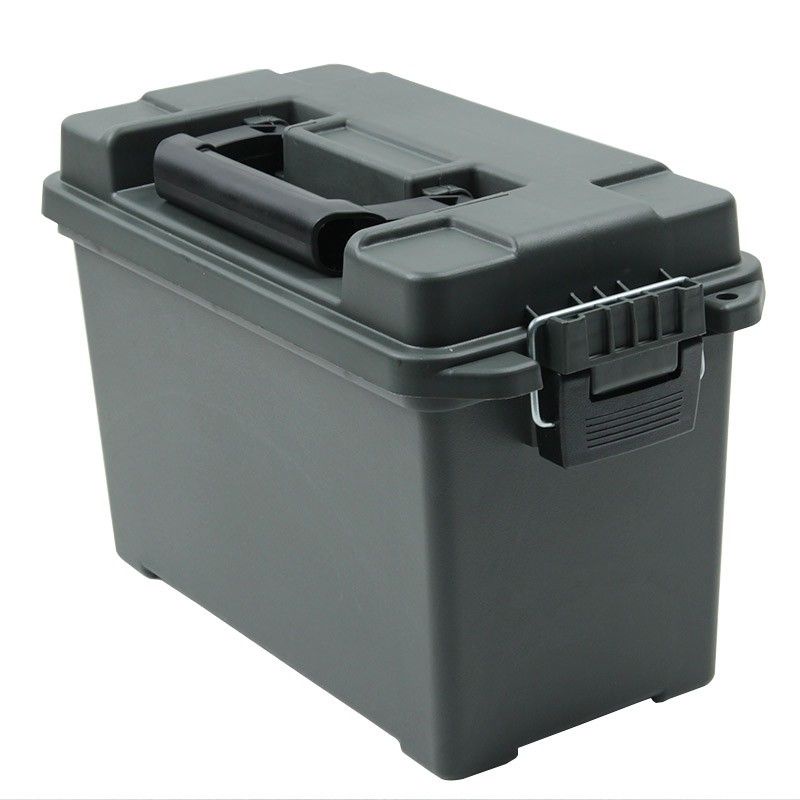 Plastic Ammo Box 50-P Military Style Ammo Storage Lightweight High ...