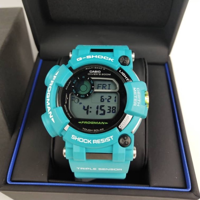 Casio G-Shock Frogman Marine Blue Master of G GWF-D1000MB-3JF