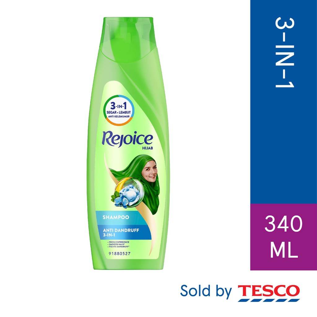 Rejoice Shampoo Anti Dandruff 3 in 1 (340ml) Shopee Malaysia