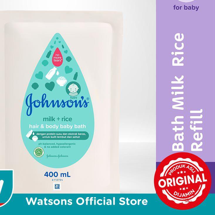 Johnson's Baby Milk Bath Refill 400ml Shopee Malaysia