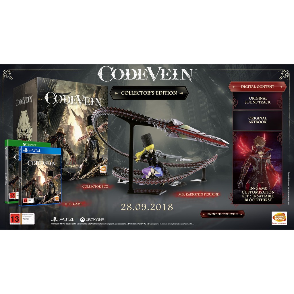 Fashion Code vein collectors edition