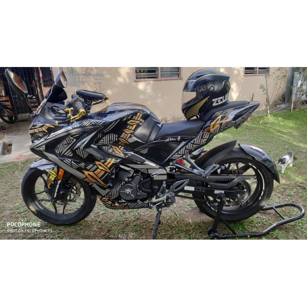 Pulsar rs 200 online full body kit price