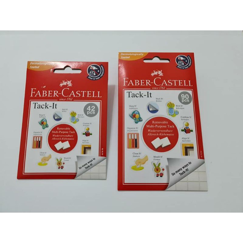 Faber Castell Tack-It 42pcs/ 90pcs /120pcs | Shopee Malaysia