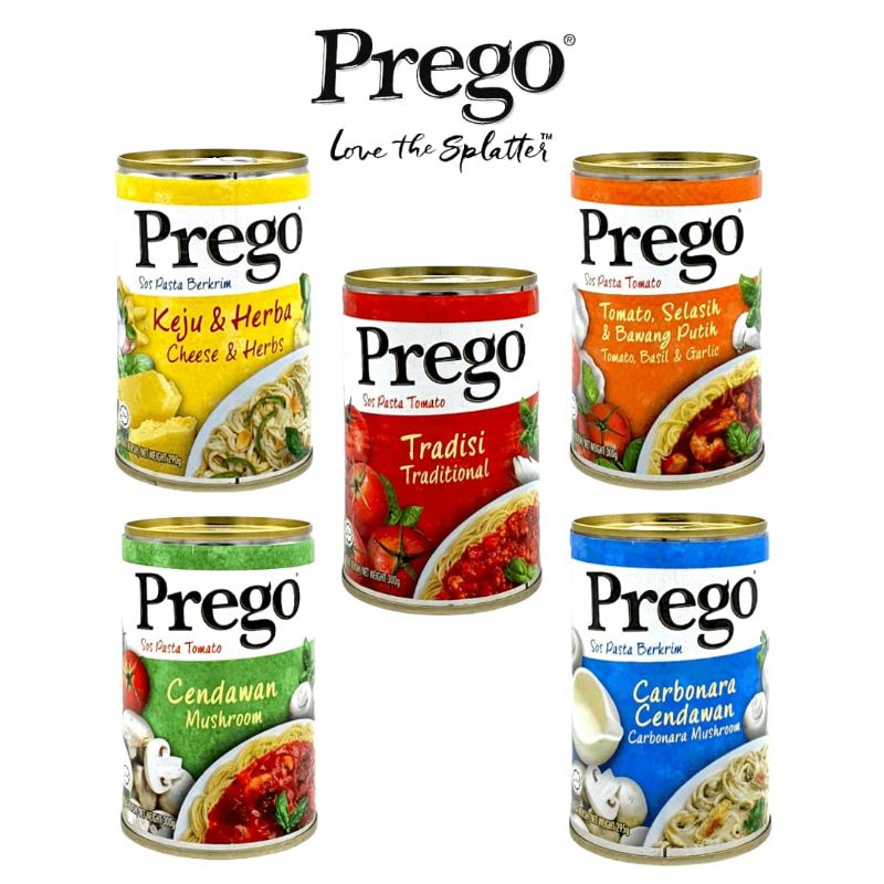 Prego Tomato, Basil & Garlic Pasta Sauce 300g Shopee Malaysia