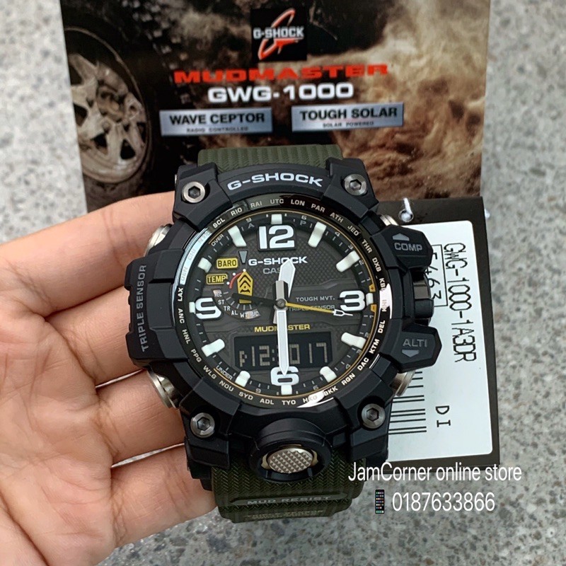 Cara setting g shock gwg 1000 sale