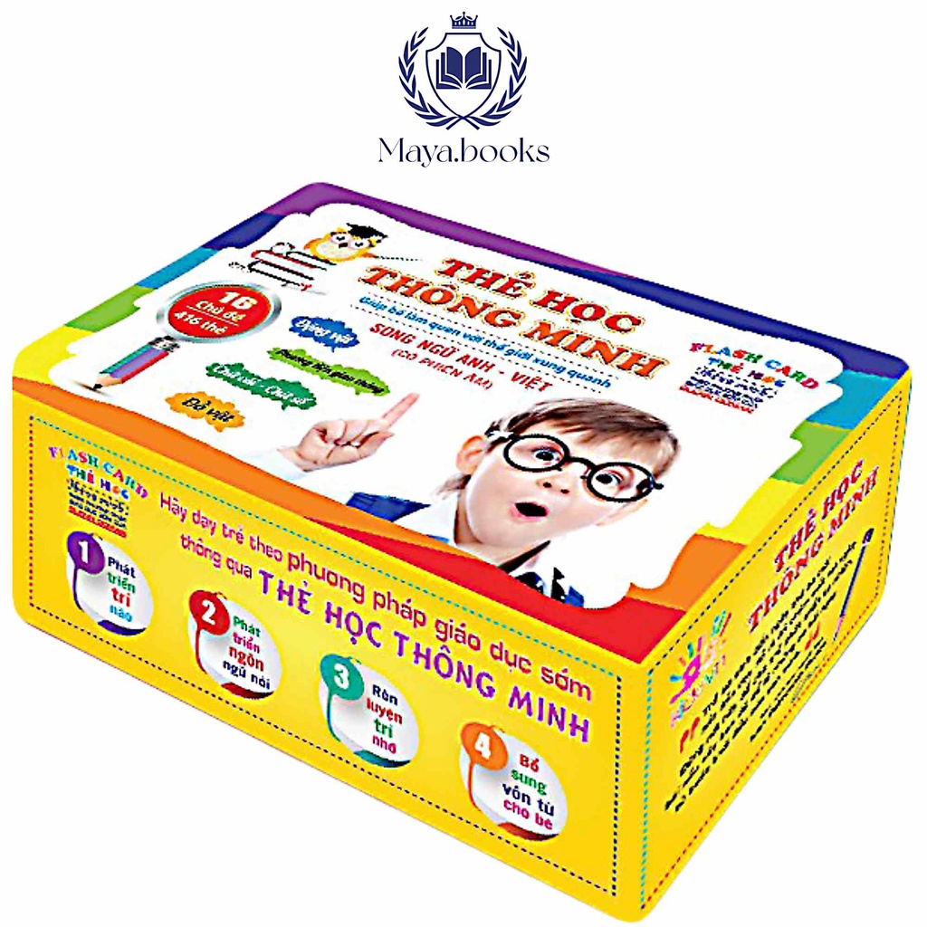 Flashcard - Thanh Huong smart learning card set for children using the ...