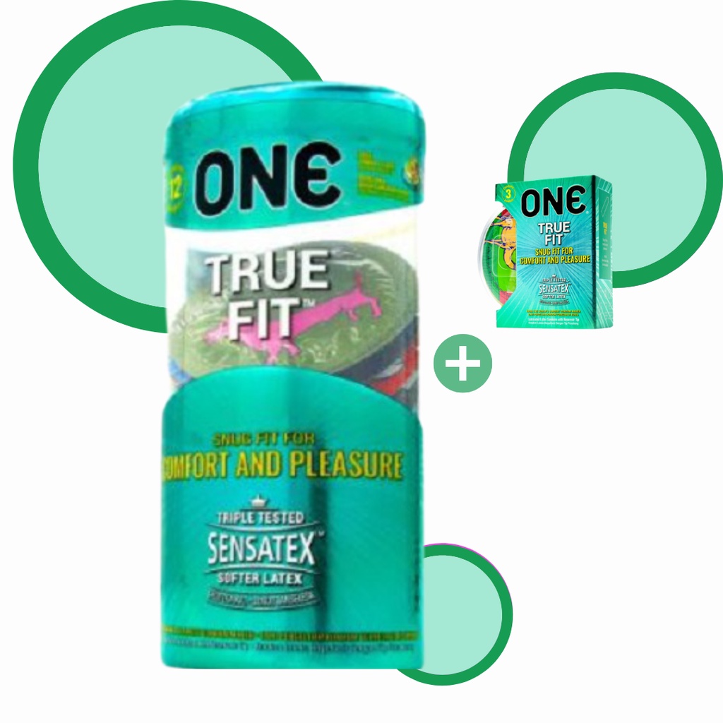 ONE Condoms - True Fit 12pcs Kondom SHL Ready Stock 安全套 避孕套 | Shopee ...