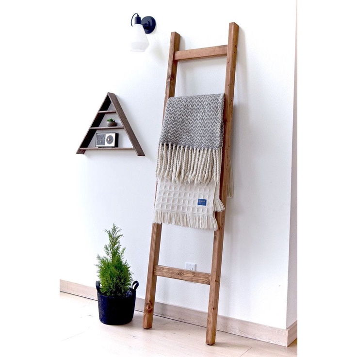 Decorative Ladder wood rustic home Decor towel ladder penyangkut tuala penyangkut sejadah tangga penyangkut tangga ikea Shopee Malaysia