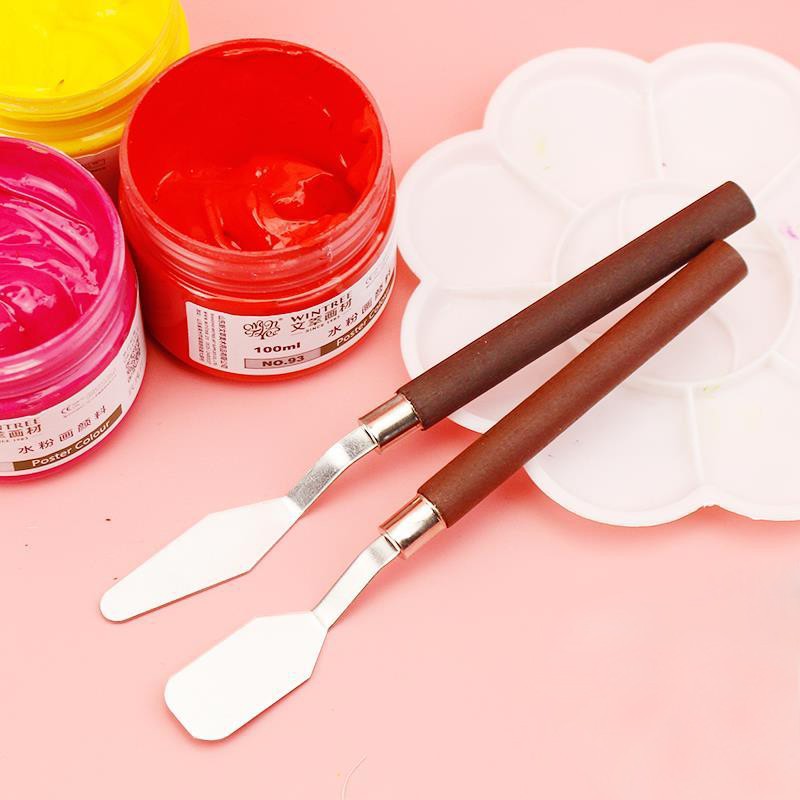 1 Pcs Stainless Steel Spatula Palette Knife Oil Painting Scraper Artist For  Color Mixing Painting Tools Art Supplies