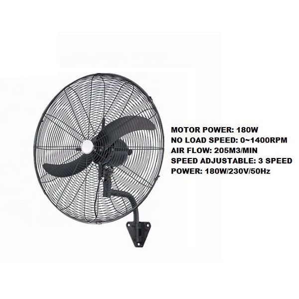 Wall Fan, Industrial Wall Fan 26'' / 660mm Diameter (Heavy Duty) Shopee Malaysia