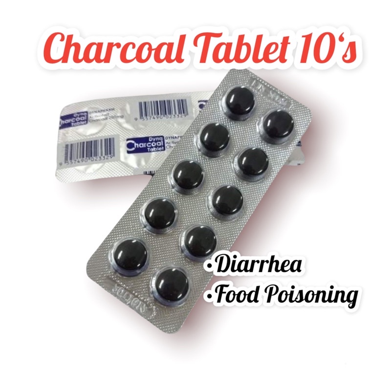 dyna charcoal 250mg tablet