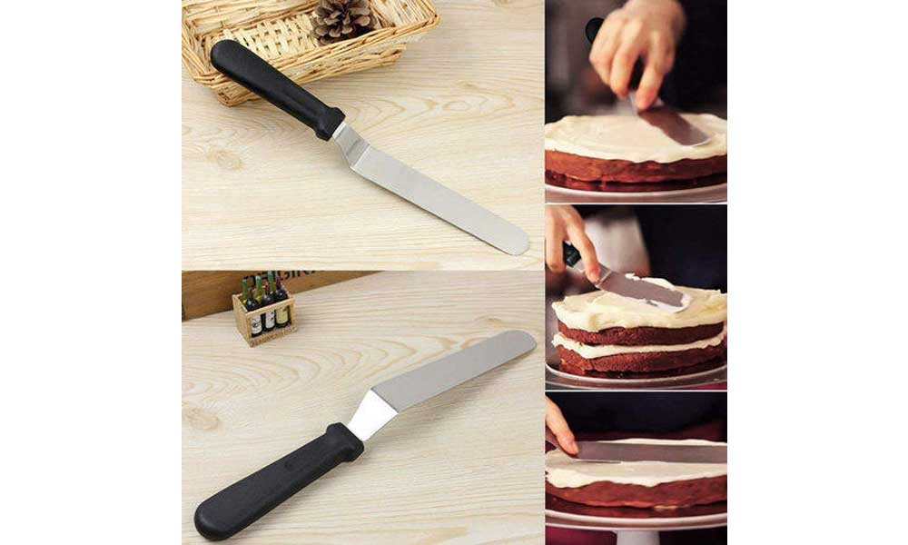 Icing Pisau Kek Spatula Curve Spatula (6”)Icing Spatula Curve Spatula ...