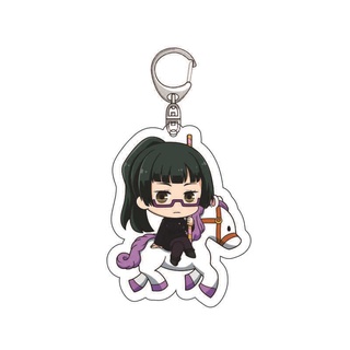 Anime Jujutsu Kaisen Q Version Keychain Key Ring Acrylic Pendant