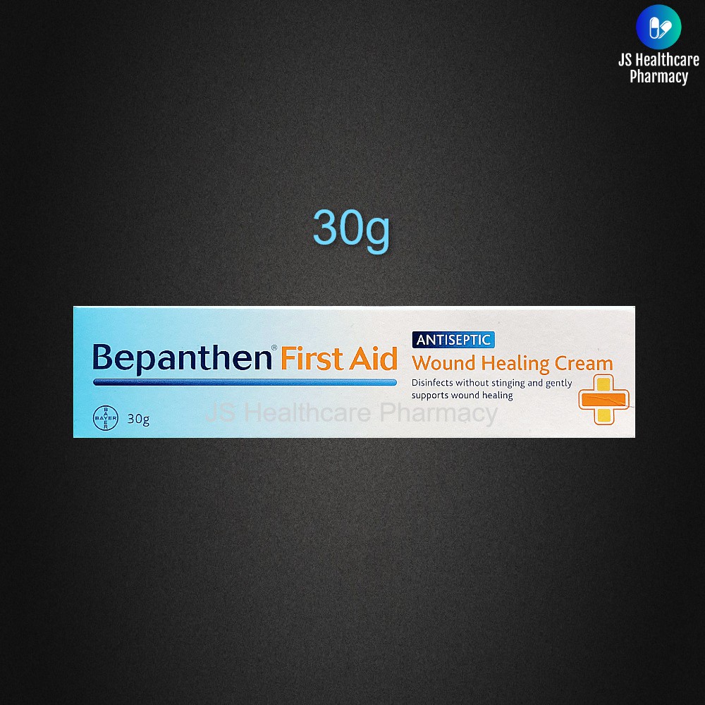 Bepanthen First Aid Antiseptic Wound Healing Cream 30g Shopee Malaysia