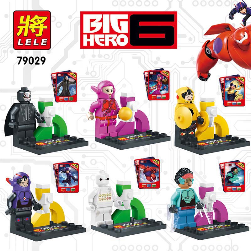 Lele79029 Big hero 6 Compatible MINIFIGURE 6 in 1 set Shopee