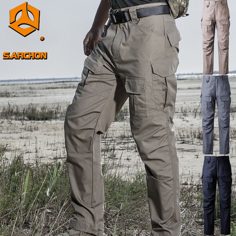 Men lightweight Breathable Quick Dry Pants Summer Casual Army Military