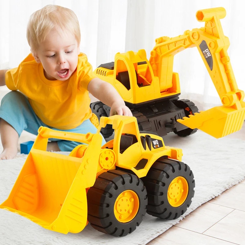 (Ready Stock)Extra Large Construction Truck Beach Big Toy Car Excavator ...