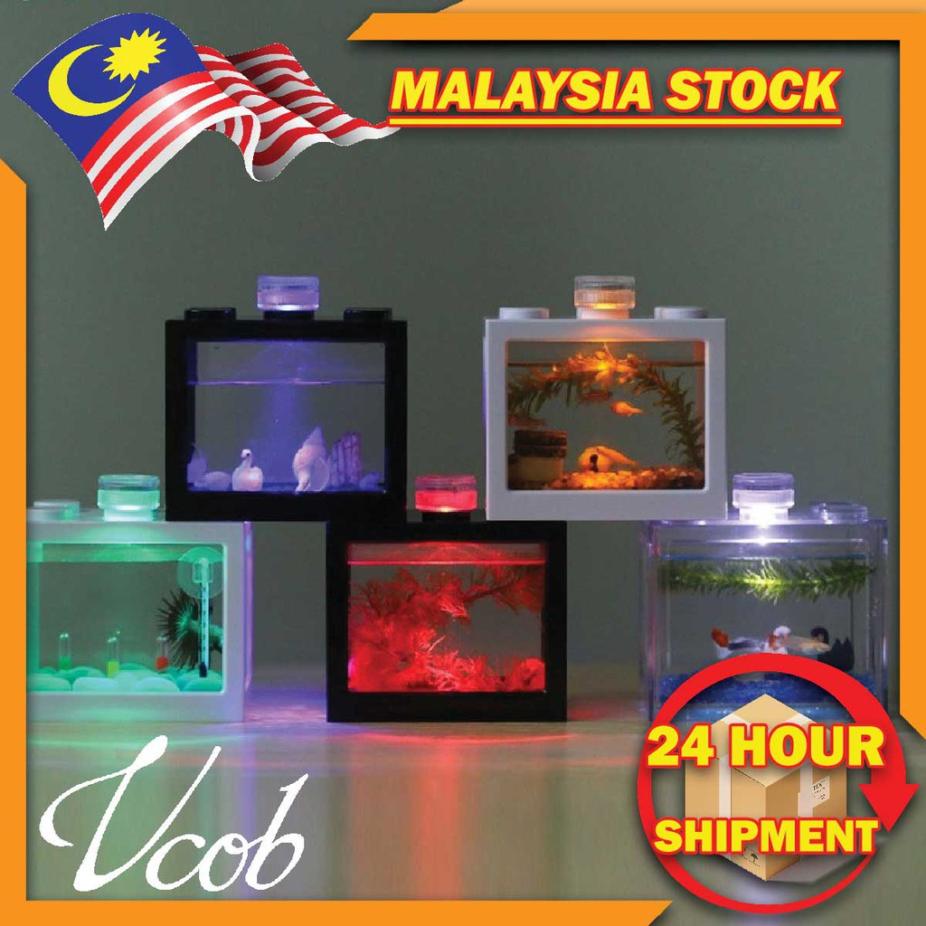 Micro Landscape Lamp LED Light Waterproof Aquarium Fish Tank Light Home ...