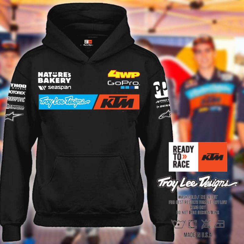 2020 Troy Lee Designs x KTM Factory Racing Team Logo Mens Casual