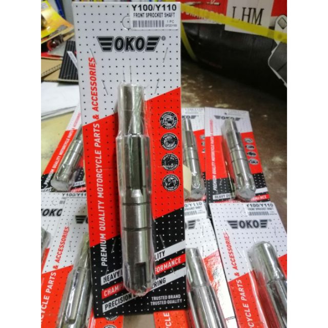 Yamaha Y110 Y100 SS2 Front Spocket Shaft Spocket Depan Shaft Standard ...