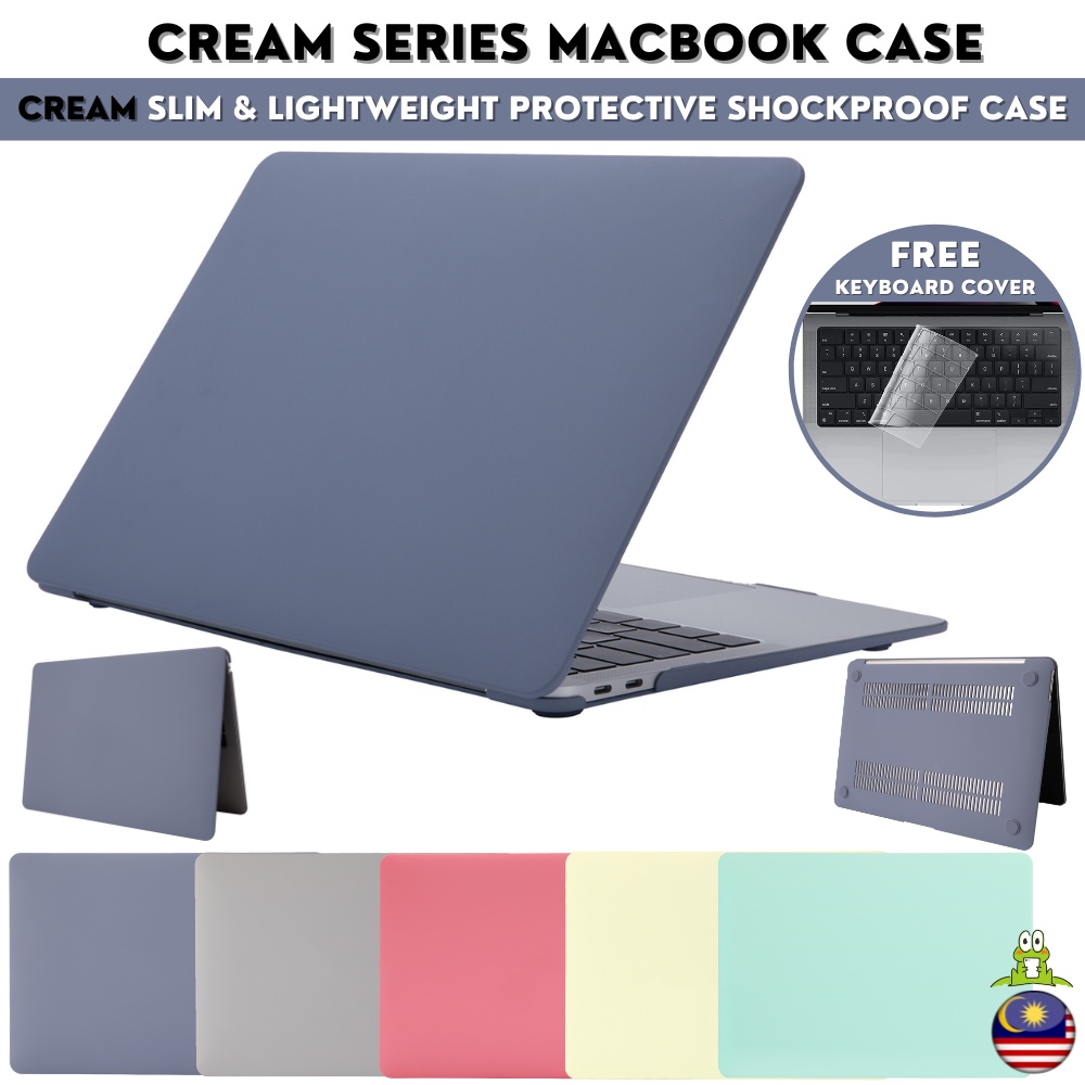 CREAM Hard PC Case for MacBook Pro Air 13 14 16 M2 A2681 A2485 A2442