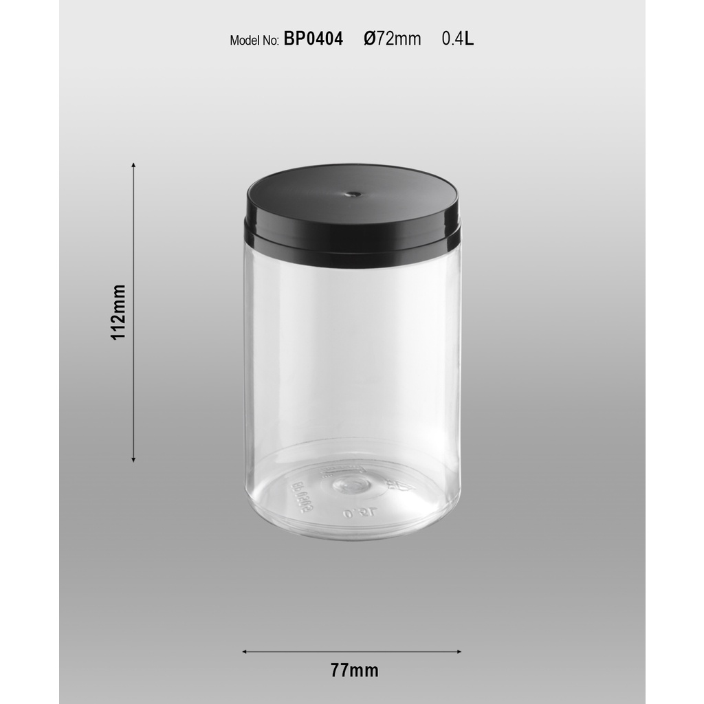 400ml Balang Kuih Raya Plastik Bekas Kuih Raya Borong Balang Plastik Borong Bekas Biskut Raya 6936